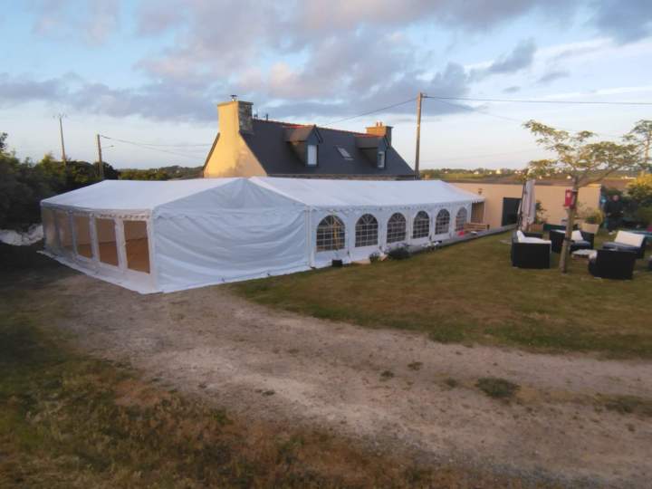 Tente de réception à louer Paimpol